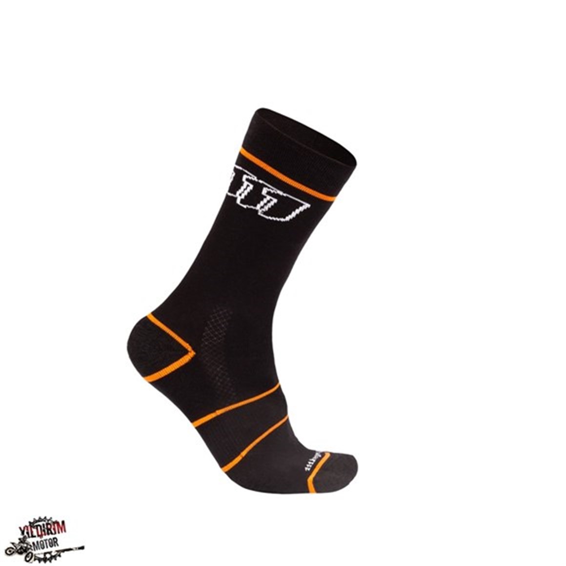 S3 SİYAH TURUNCU ÇORAP 43-46