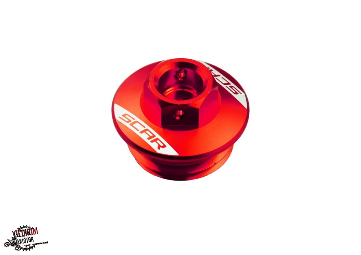 SCAR YAĞ FİLTRE KAPAĞI KIRMIZI