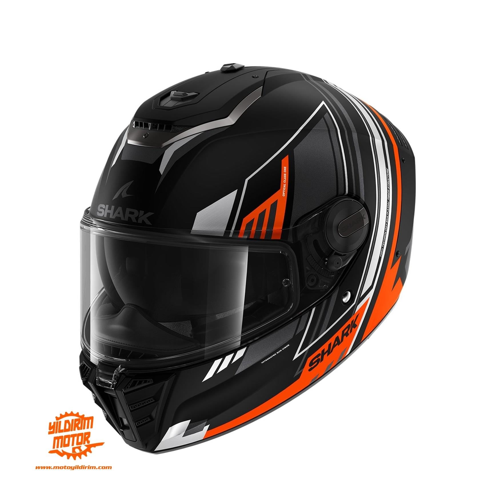 SHARK SPARTAN BYRHON MAT KAPALI KASK