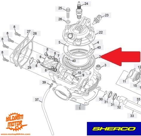 SHERCO SE300 2T EVO SİLİNDİR 18-24