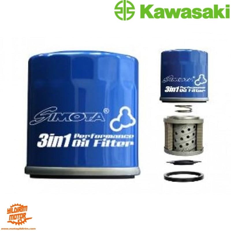 SİMOTA  Kawasaki Modeller Performans Atom Yağ Filtresi
