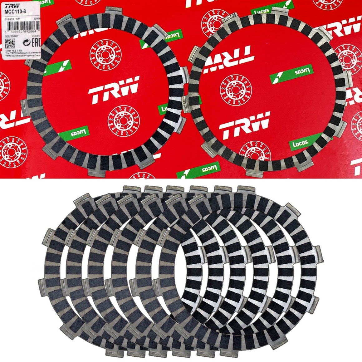 SUZUKİ RM 250 TRW DEBRİYAJ BALATASI 86-87