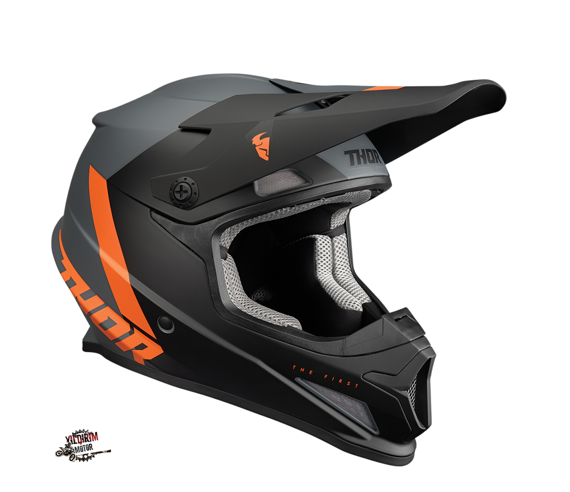 THOR SECTOR CHEV TURUNCU KASK 