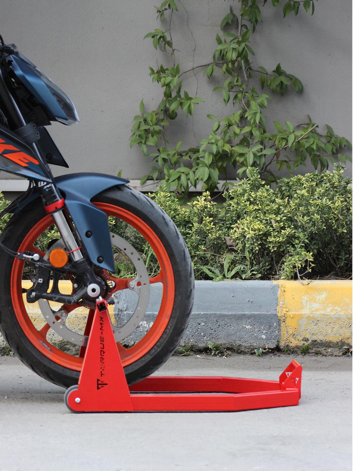 Torque-MX Motosiklet Ön Kaldırma Standı FS1 Kırmızı