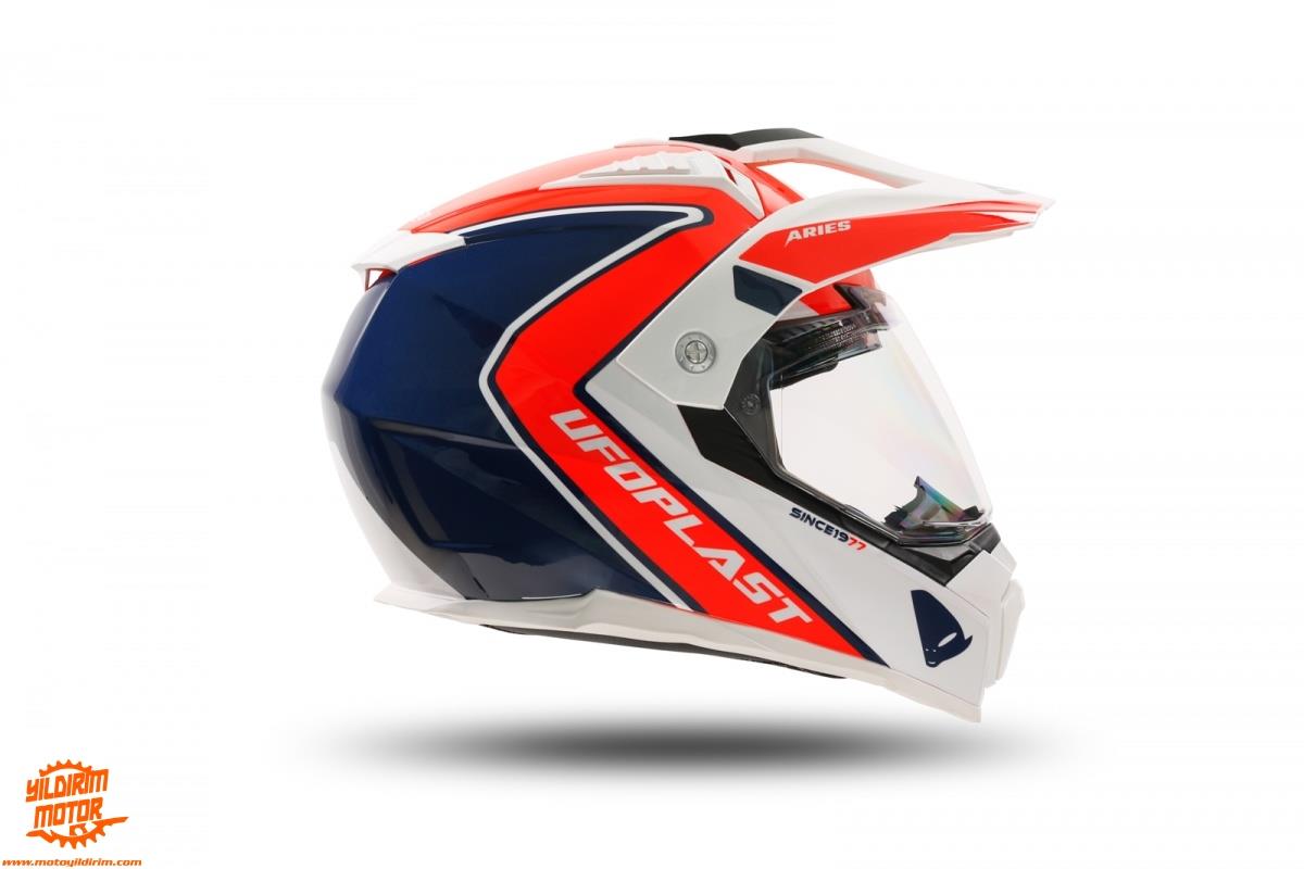 UFO ARIES KASK KIRMIZI MAVİ