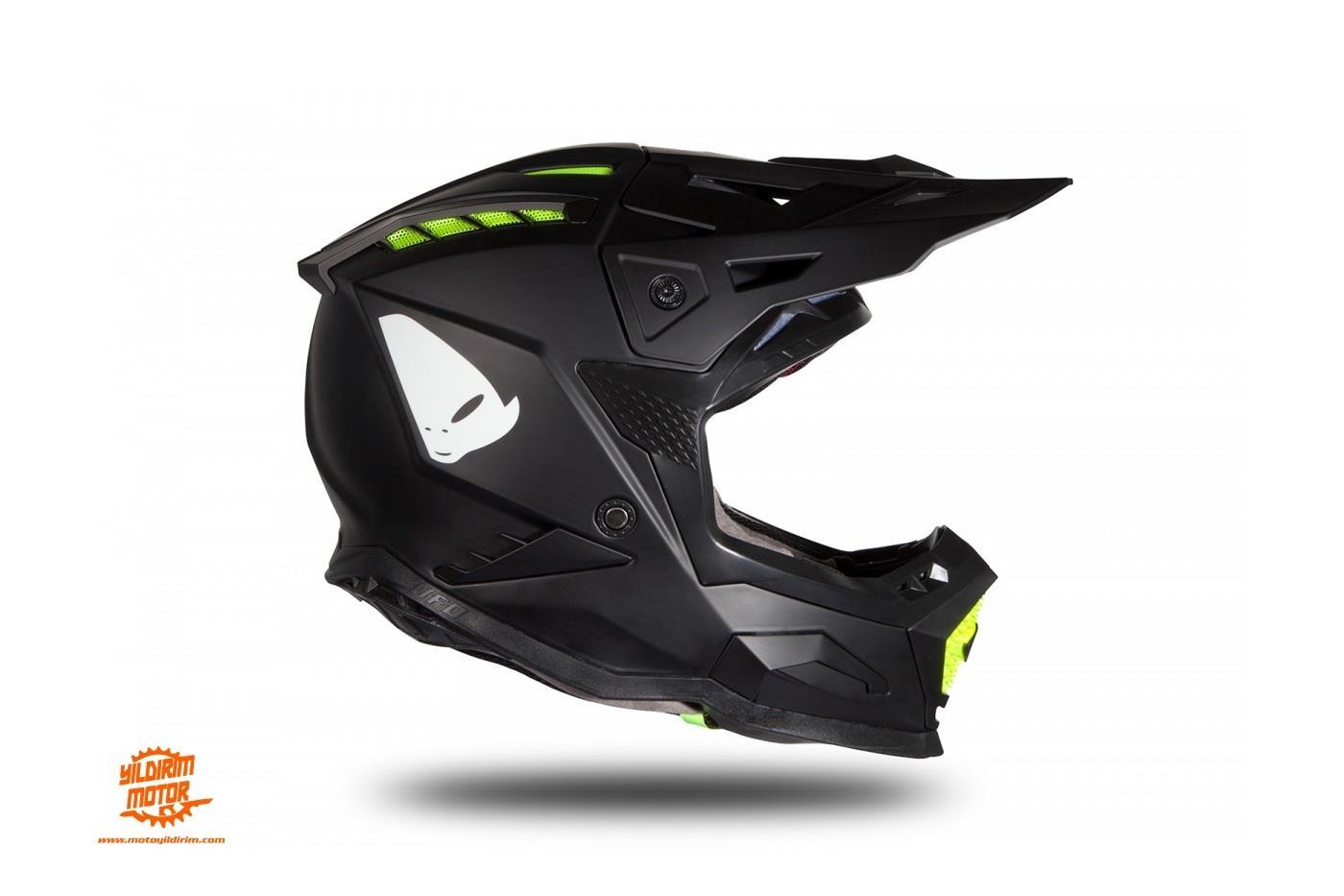 UFO ECHUS SİYAH KASK