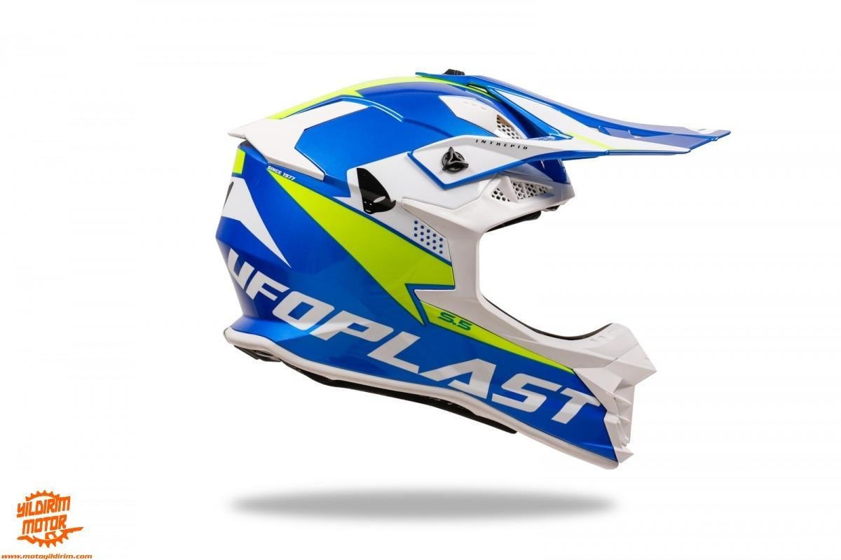 UFO INTREPID KASK MAVİ SARI