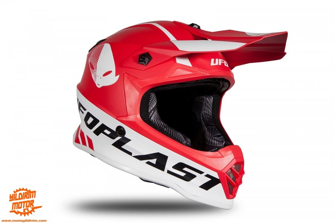 UFO KIRMIZI ÇOCUK KASKI 