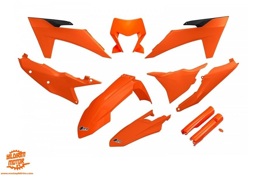 UFO KTM EXC/EXC-F FULL GRENAJ SETİ NEON TURUNCU 24-25