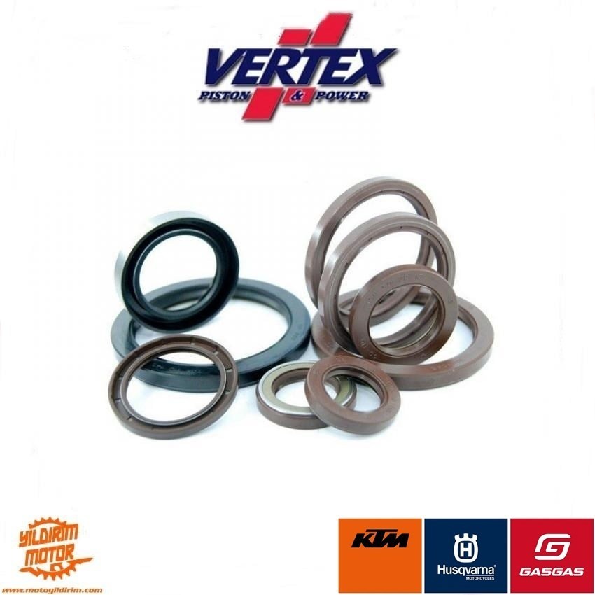 VERTEX KTM EXC250/300 YAĞ KEÇE SETİ 15-27