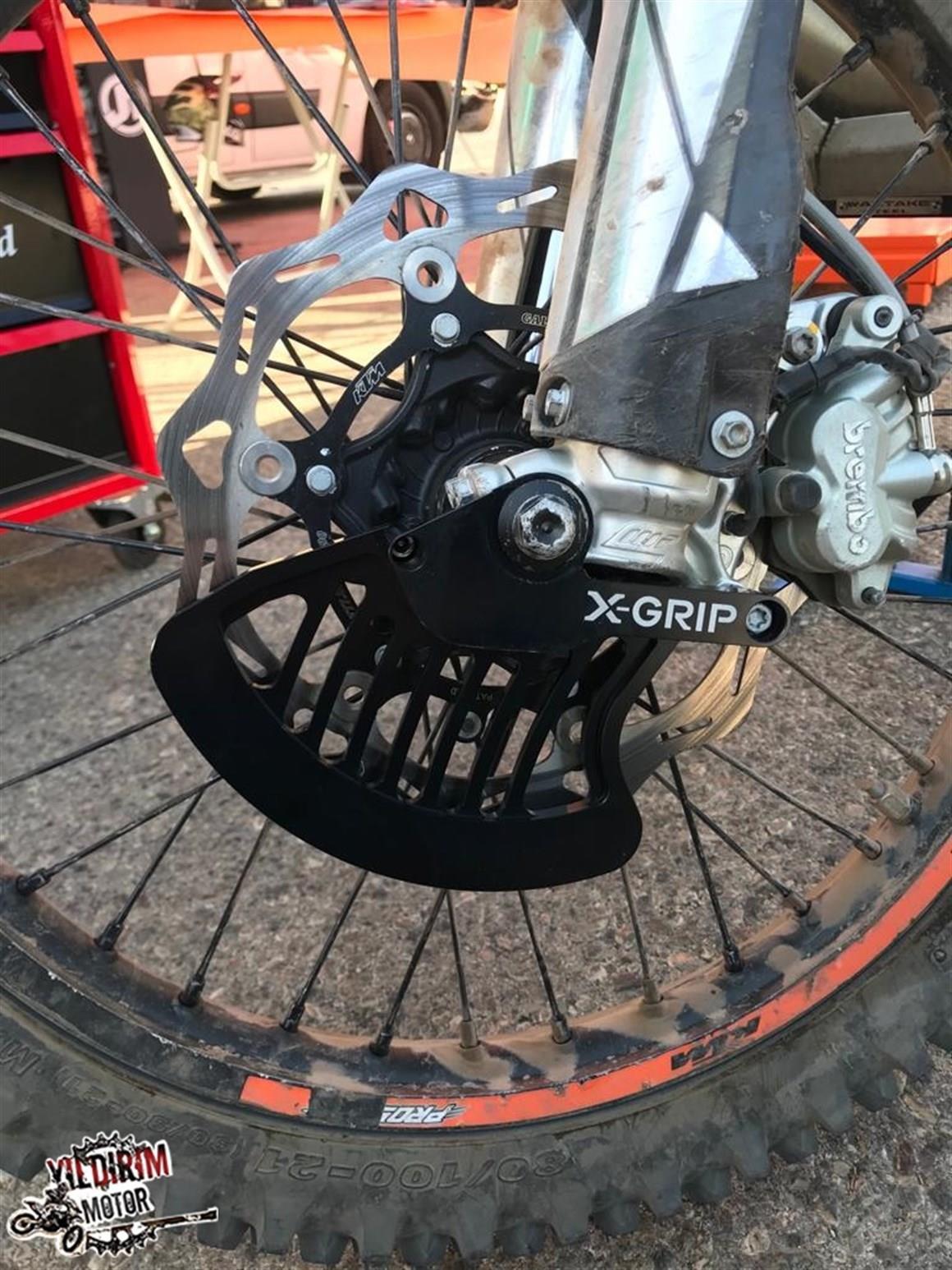 X-GRİP KTM HUSQVARNA ÖN DİSK KORUMA SİYAH