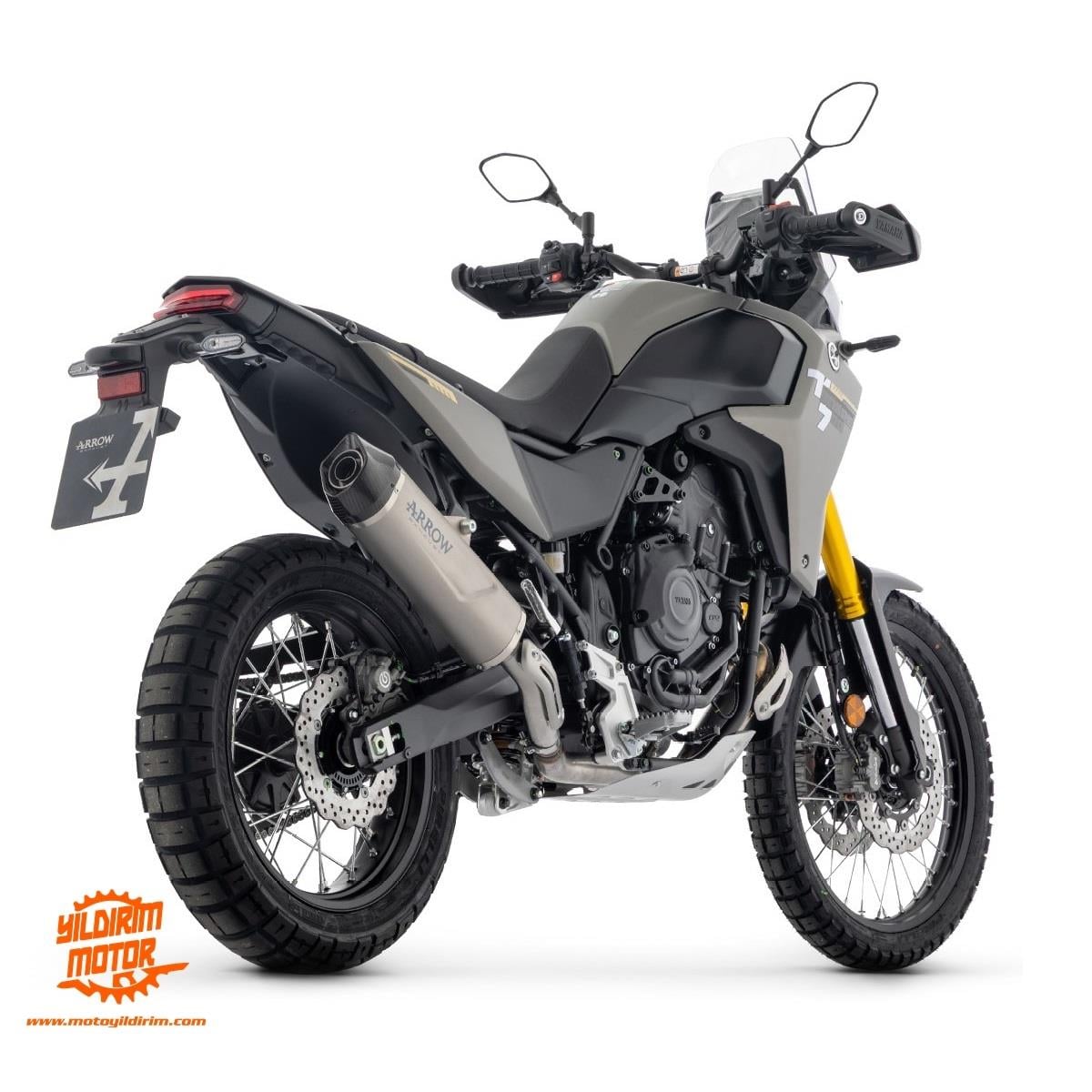 YAMAHA TENERE 700 2025 ARROW ALUMINYUM SİYAH EGZOZ