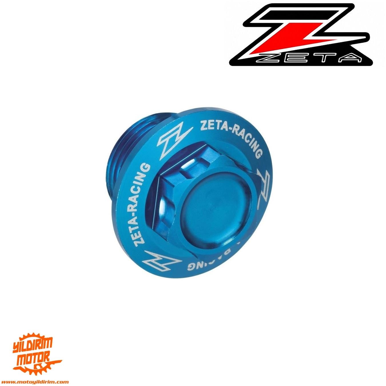 ZETA KTM HUSQ GASGAS ARKA TEKER SOMUNU 20X30 P1.5 H13 MAVİ