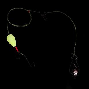 2 iğneli Zincirli Fosforlu Şamandıralı Çinekop ve Lüfer Takımı 50 Gr