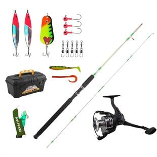 Alesta Niagara 240 Cm Olta Kamışı- Avlivar Kube 3000 Metal Kafa Olta Makinası Tam Takım Lüx Usta Profesyonel Hobi Turna Balığı Olta Seti