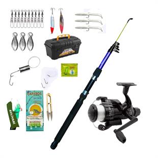 Alesta Ranger Tele 350 Cm Olta Kamışı- Avlivari CB240 Olta Makinası Tam Takım Lüx Usta Profesyonel Hobi Olta Seti