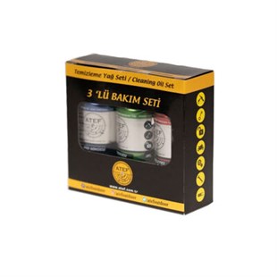 Atef 3 Lü Bakım Seti (Silah Yağı) 