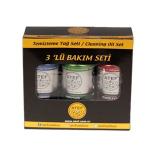 Atef 3 Lü Bakım Seti (Silah Yağı) 