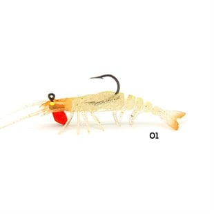 Avlivari 3D Shrimp 6 Gr 5,5 Cm Zıplatmalı Silikon Karides