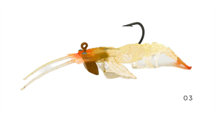 Avlivari 3D Shrimp 6 Gr 5,5 Cm Zıplatmalı Silikon Karides