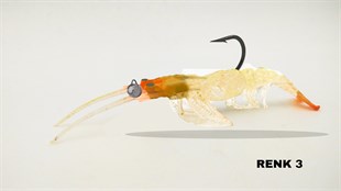 Avlivari 3D Shrimp 7.62cm Silikon Karides