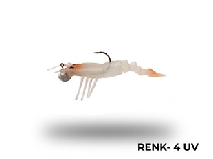 Avlivari 3D Shrimp 7.62cm Silikon Karides