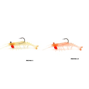 Avlivari 3D Shrimp 6gr  7.62cm Zıplatmalı Silikon Karides
