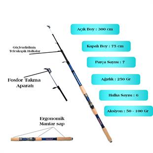 Avlivari Kube Ultimate 300 Cm 50-100 - Avlivari Kube Ultimate 300 Cm 50-100 Avlivari Yourfish Superx 14BB 5000 Olta Makinası  Tam Takım Lüx Usta Profesyonel Hobi Göl ve Deniz Olta Seti