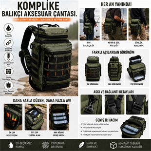 Avlivari Lüx Spin-Lrf Yan Bel Çantası HAKİ YEŞİL