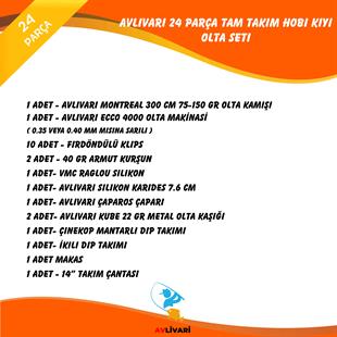 Avlivari Montreal 300 Cm 75-150 Gr - Ecco 4000 Misinalı Tam Takım Hobi Kıyı Olta Seti