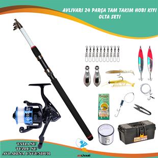 Avlivari Montreal 300 Cm 75-150 Gr - Ecco 4000 Misinalı Tam Takım Hobi Kıyı Olta Seti