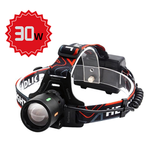Avlivari OR-T201 Usbli Kafa Lambası | 30W 2000 Lümen | 2 Adet 18650 Pil Dahil