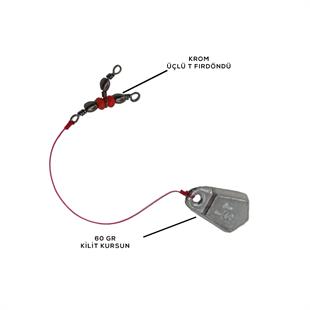 Avlivari Özel El Yapımı Mantarlı Sarı Kanat - Lüfer - Çinekop Takımı 60 Gram
