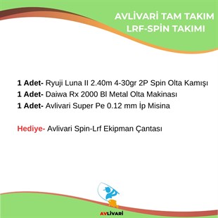 Avlivari Ryuji 240 Cm 4-30 Gr Olta Kamışı - Daiwa Rx 2000 Metal Olta Makinası Tam Takım Kıyı Hobi Profesyonel Olta Seti