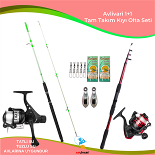 Avlivari Tam Takım 1+1 Olta Seti