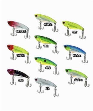 Bauer Zinc metal 9 gr 5cm Vibrasyon Spin Maket Yem