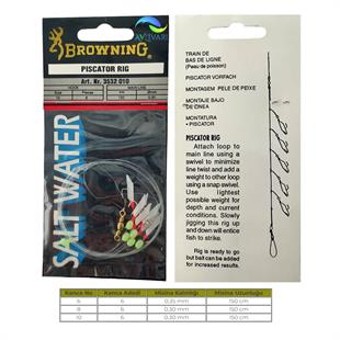 Browning 6 Kancalı Çapari Takımı 150 cm