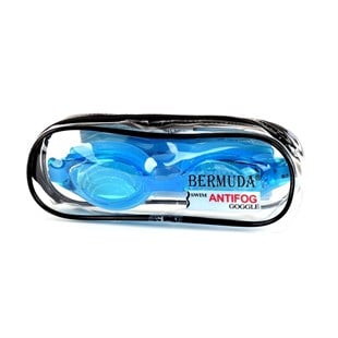 Çantalı Bermuda Bestway Antifog Yüzücü Gözlüğü Prof Beyaz