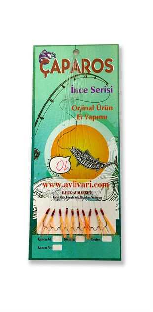 Çaparos Çapari İnce Serisi Turuncu