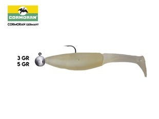 Cormoran K-DON Jumper S11 7.5 CM Glow Sedef  Jighead Silikon Yem