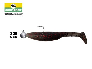 Cormoran K-DON Jumper S11 7.5 CM Kırmızı Simli Jighead Silikon Yem
