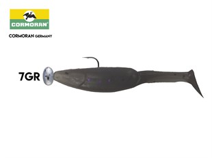 Cormoran K-DON Jumper S11 7.5 CM Patlıcan Moru Jighead Silikon Yem