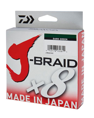 Daiwa JBraid 8B Koyu Yeşil 150 mt Spin Lrf ip Misina ( Makas Hediyeli )