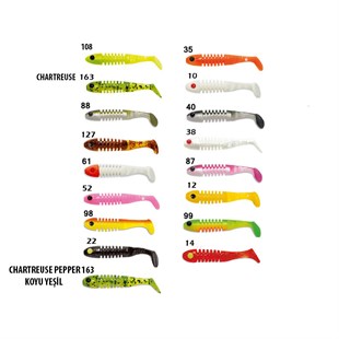 Delalande Skeleton 5.5cm Lrf Spin Silikon Yem TANE