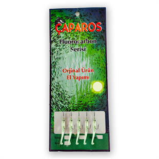 El Yapımı 5li Açıkdeniz Levrek, Uskumru, Palamut, Kolyos, Çinekop, Çaparisi - Şeffaf Yeşil