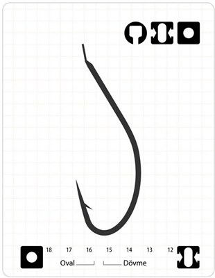 FUDO 1404 AKITA KITSUNE KIRMIZI Olta İğne Kanca