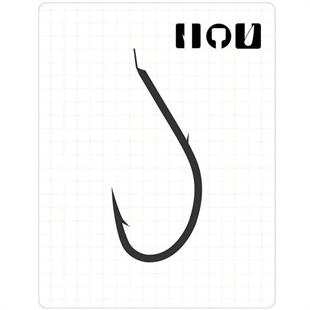 FUDO 1601 KENTSUKI MARUSEIGO BLACK NiKEL Olta iğnesi / Balık Kancası