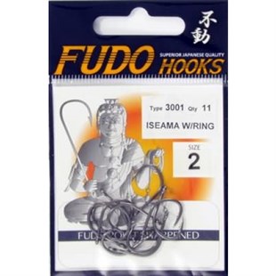 FUDO 3001 ISEAMA W/RING BLACK NİKEL Olta İğne Kanca