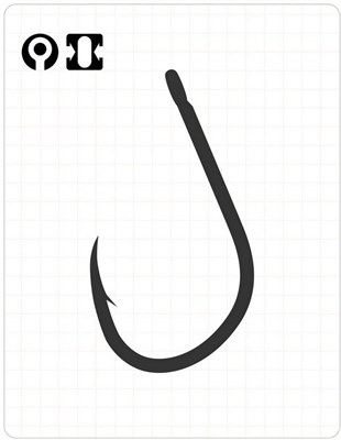 FUDO 3001 ISEAMA W/RING BLACK NİKEL Olta İğne Kanca