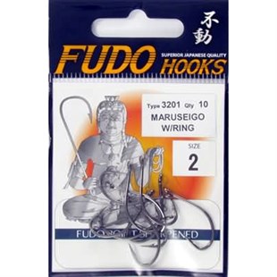 Fudo 3201 Maruseigo W/Ring Black Nikel Olta İğne Kanca